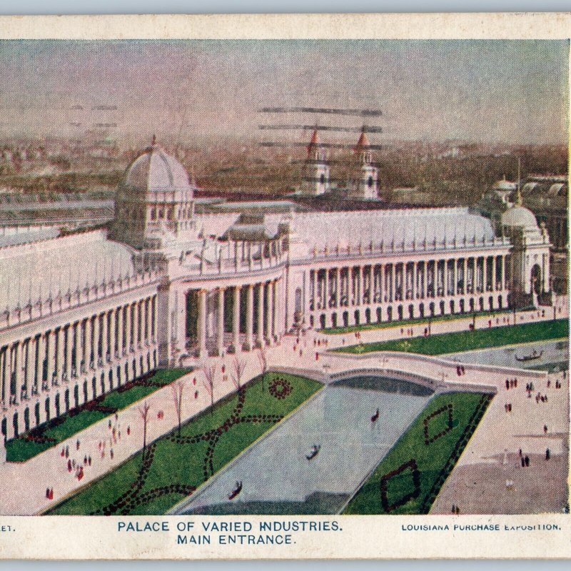 1904 St Louis World Fair Entrance Palace Louisiana Purchase Exposition Expo A189