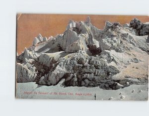 Postcard August on Summit of Mt. Hood, Oregon