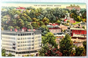 Vintage Postcard 1930-1945 Eureka Springs Aerial View Arkansas (AR)