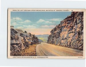 Postcard Above The Last Turn Whiteface Mt. Memorial Highway New York USA