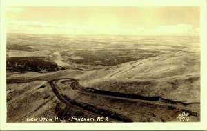 RPPC Lewiston Hill Panorama No. 3 Idaho Real Photo Postcard