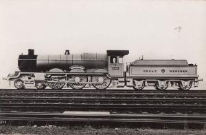 GWR 4079 4-6-0 Pendennis Castle at Swindon RailwaStation Old Real Photo Train...