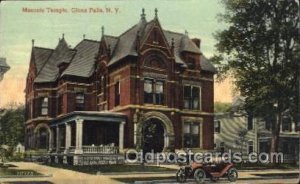 Glens Falls, New York, N.Y., USA Mason, Mason's Fraternal Organization Unused...