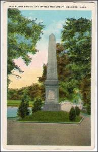 Old North Bridge & Battle Monument, Concord MA