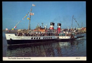 FE3649 - Paddle Steamer - Waverley , built 1946 - postcard