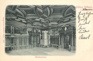 Italy Velthurns Castle near Klausen Prince's Room, interior view 1900s