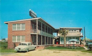 Postcard South Carolina Myrtle Beach 1950s Mid Century Oceanic Dexter 23-2015