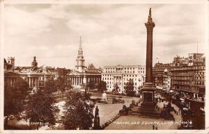 uk14248 trafalgar square london real photo uk