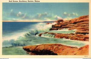 Maine Boothbay Harbor Surf Scene