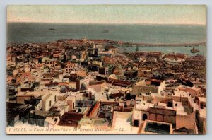 Vintage Postcard Algiers Algeria Haute-Ville Terrasses Mauresques LL Color