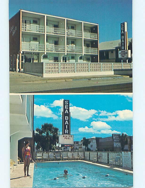 Unused Pre-1980 SEA BAIR MOTEL Myrtle Beach South Carolina 