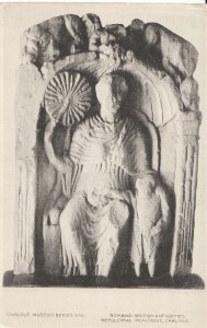 Museum Postcard - Romano - British Antiquities Sepulchral Monument CarlisleA4886