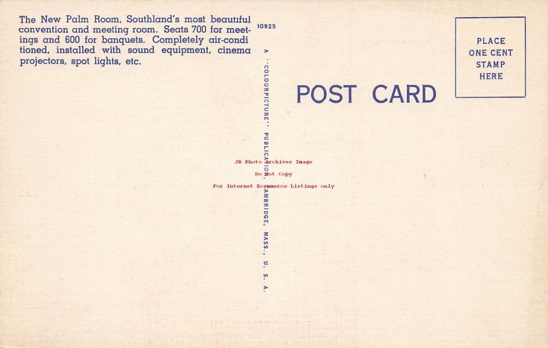 FL, Tampa, Florida, Tampa Terrace Hotel, Palm Room Interior, Colourpicture