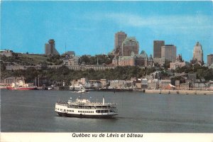 US40 postcard Canada Quebec Vu de Levis et bayeau