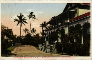 PC CPA MOZAMBIQUE, LOURENCO MARQUES, PROVINCIAL MUSEUM, POSTCARD (b20754)