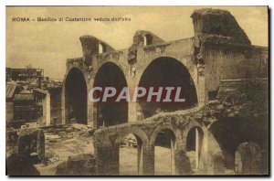 Postcard Old Roma Basilica di Constantino