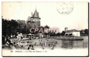 Old Postcard Pornic The Place du Chateau