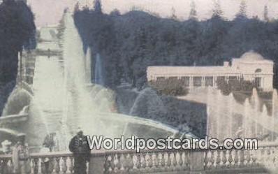 Avenue of Fountains Peterhof Russia, Soviet Union Unused 