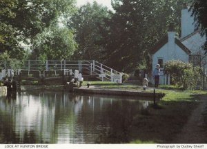 Hunton River & Bridge Hertfordshire Council Rare 1980s Postcard