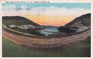 The Horse Shoe Curve P R R Altoona Pennsylvania 1920