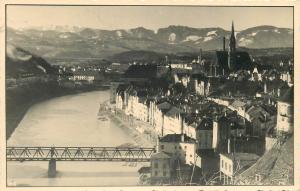 Steyr panorama Austria vintage real photo postcard