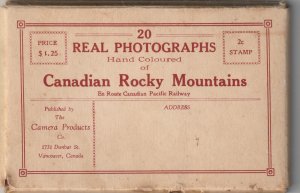 CANADIAN ROCKY MOUNTAINS, Canada - Vintage POSTCARD Pack (20 Different Cards)