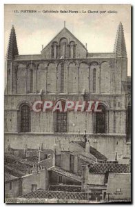 Old Postcard Poitiers Cathedrale Saint Pierre Le Chevet