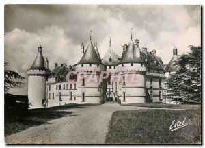 Modern Postcard Chateau de Chaumont sur Loire Facade of the Park