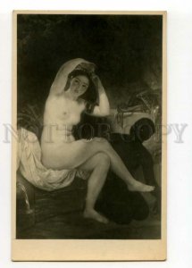 487934 Karl BRYULLOV Bathsheba NUDE slave Russian Museum Vintage postcard