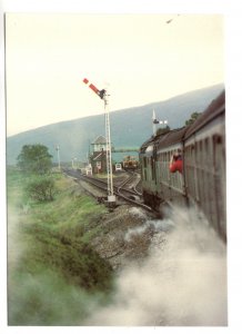 Train Approaching Corrour Station, Scotland, Rannoch Line