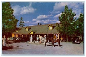 c1960 Flagg Ranch South Entrance Yellowstone National Park Wyoming WY Postcard