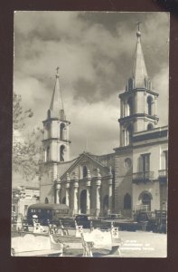 RPPC MATAMOROS TAMPS. MEXICO STREET SCENE OLD CARS REAL PHOTO POSTCARD