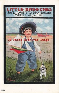 Bernhardt Wall, Ullman No 1874, Little Breeches, Boy Wants to Be Sailor,Sailboat