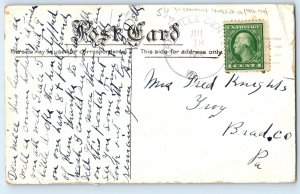 1914 Little Boy Summer Pleasures Granville Center PA DPO (1893-1919) Postcard