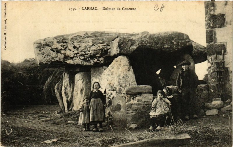 CPA CARNAC - Dolmen de Crucuno (431035)