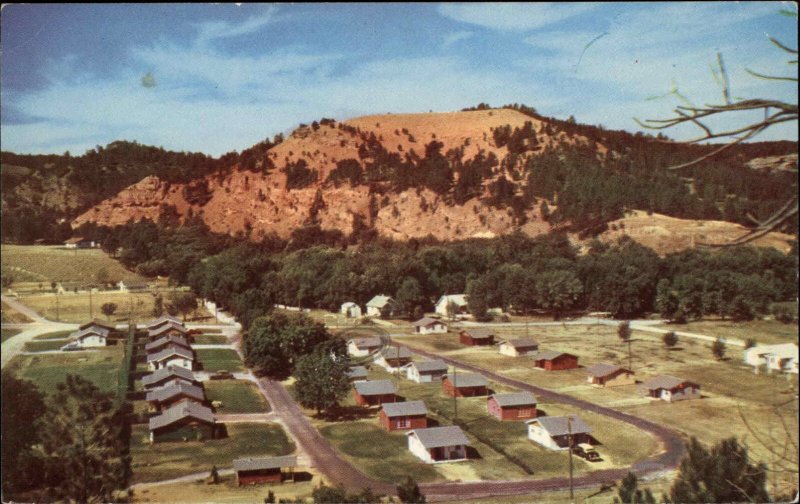 Rapid City South Dakota SD Motel Vintage Postcard