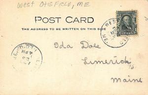 West Newfield ME General Store in 1907 RPPC Postcard