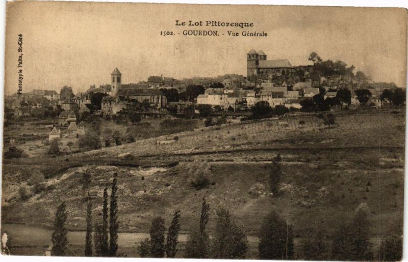 CPA Le Lot Pittoresque - GOURDON - Vue générale (223766)