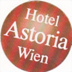 AUSTRIA WIEN HOTEL ASTORIA VINTAGE LUGGAGE LABEL