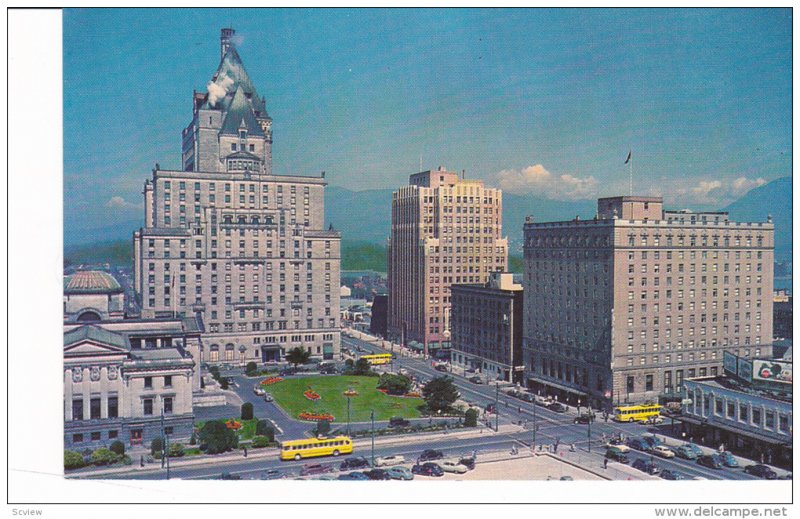 City & North Shore Mountains , VANCOUVER , B.C. , Canada , 50-60s