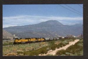 CA Union Pacific Railroad Train CAJON PASS CALIFORNIA