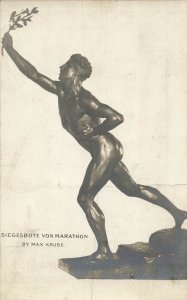 Messenger Of Victory Marathon Max Kruse Bronze Museum Art Sculpture POSTCARD