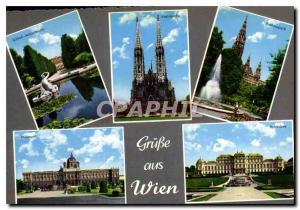 Postcard Modern Grusse aus Wien