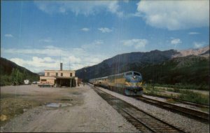 Mt. McKinley Park Route RR Train Station c1960 Postcard