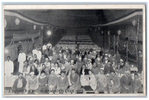 1915 A Banquet Scene in Mammoth Cave Kentucky KY Antique Unposted Postcard