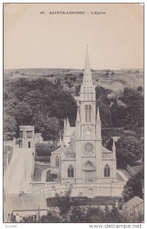 L'Eglise, Sainte-Adresse (Seine Maritime), France, 1900-1910s