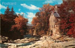 VT, Rutland, Vermont, Old Mill, Covered Bridge, Curteichp No. P18049