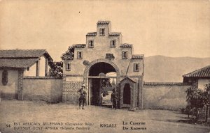 German East Africa Belgian Occ Congo Kigali Caserne Barracks postcard B981