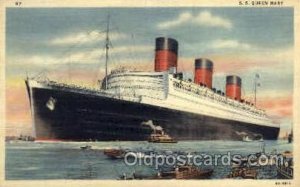 S.S. Queen Mary Cunard White Star Line Ship Unused 