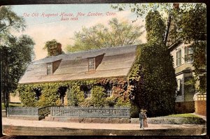 Vintage Postcard 1901-1907 Old Hugenot House, New London, Connecticut (CT)